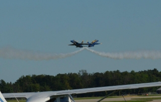 Blue Angles Crossing