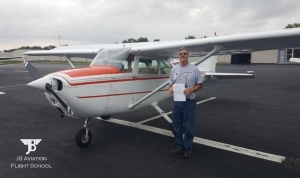 Keith Jauch earned his Private Pilot Certificate on 9/19/2017