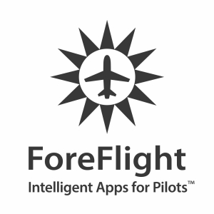 Foreflight Stacked Logo With Tagline Black