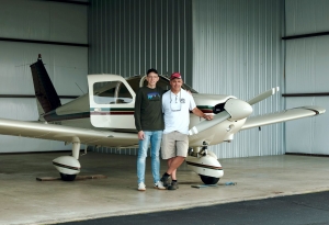 Jt And Arnie In Galt Hangar W Lucy recreational aerobatics