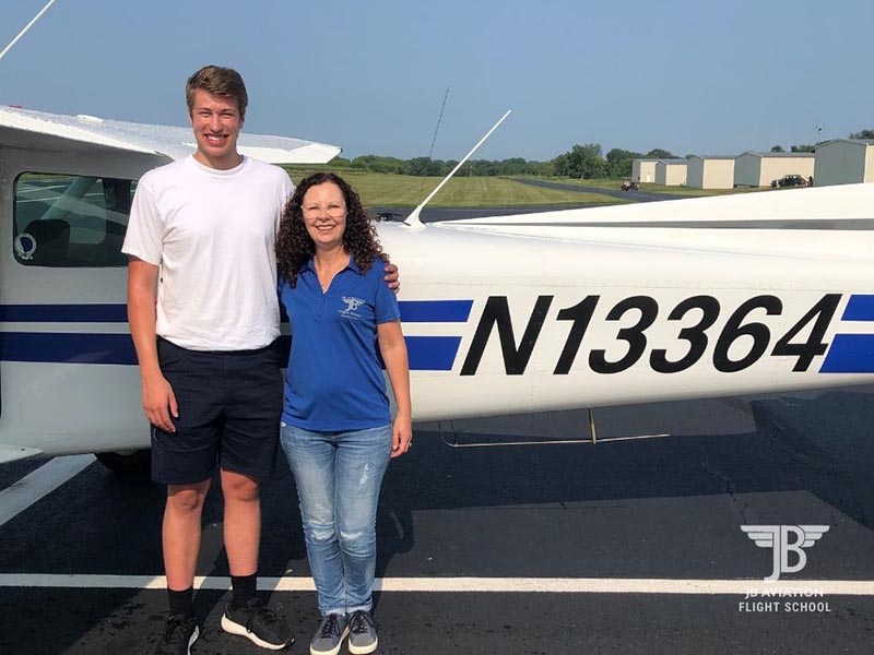 Chase Kocken First Solo With Jb Logo